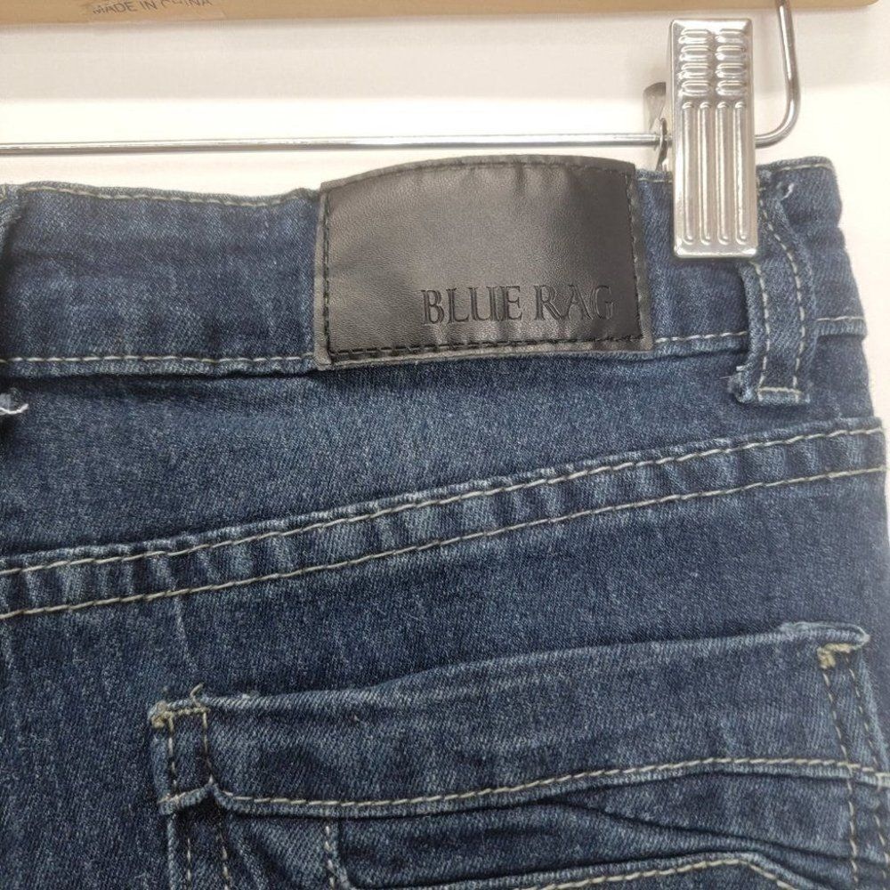 𝅺BLUE Rag Dark Wash Straight Leg - Picture 8 of 11